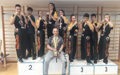 Tigar Karlovac – Osvojen pehar za najbolji klub Hrvatske u Point fightingu za starije kadete u konkurenciji 33 kluba